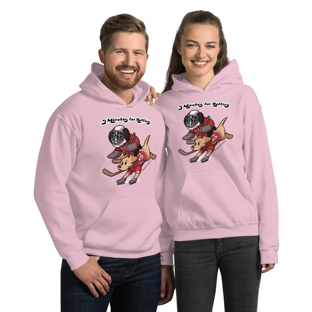 Unisex Hoodie: 5 Minutes for Ruffing v2!