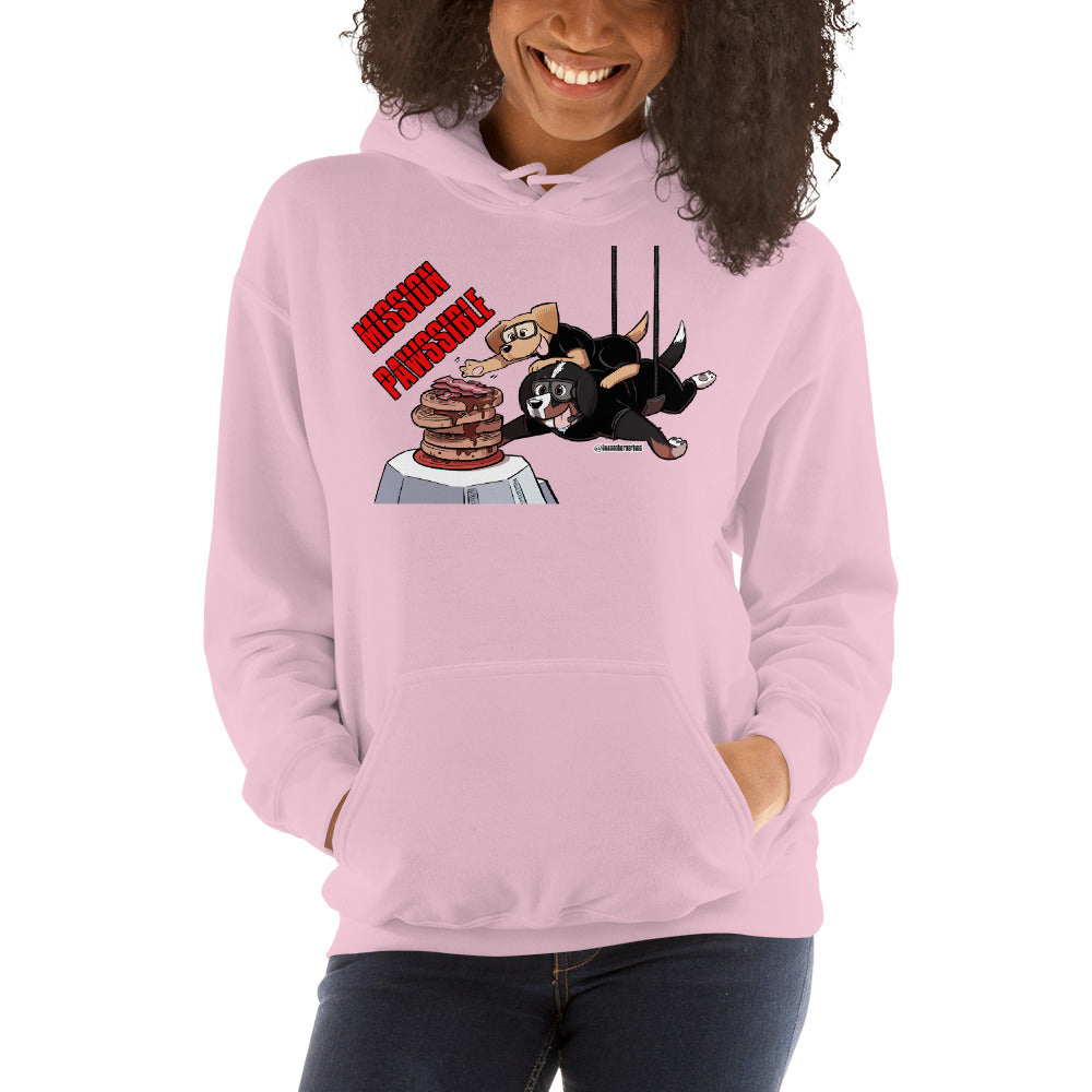 Unisex Hoodie: MISSION PAWSSIBLE