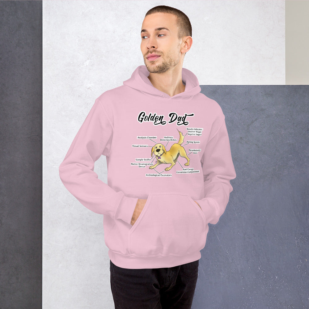 Unisex Hoodie- Golden Dad