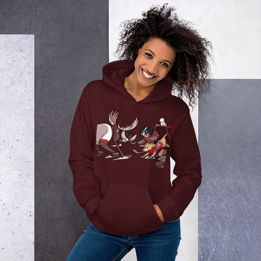 Unisex Hoodie: Hockey Time!