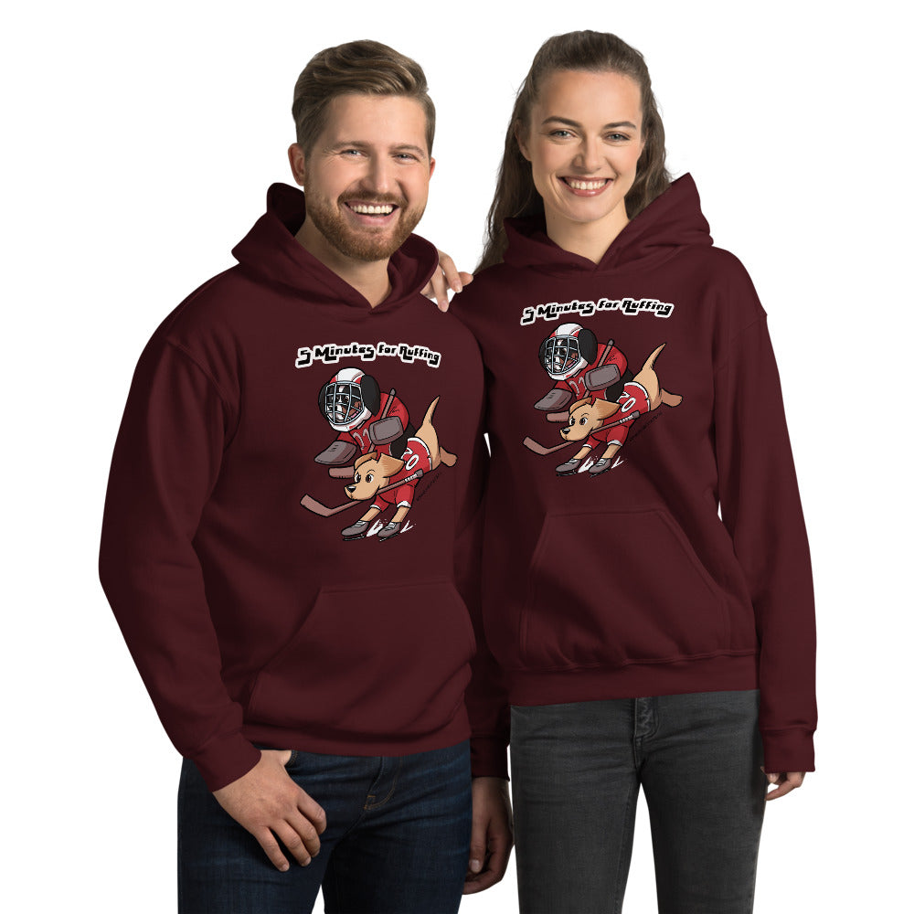 Unisex Hoodie: 5 Minutes for Ruffing v2!