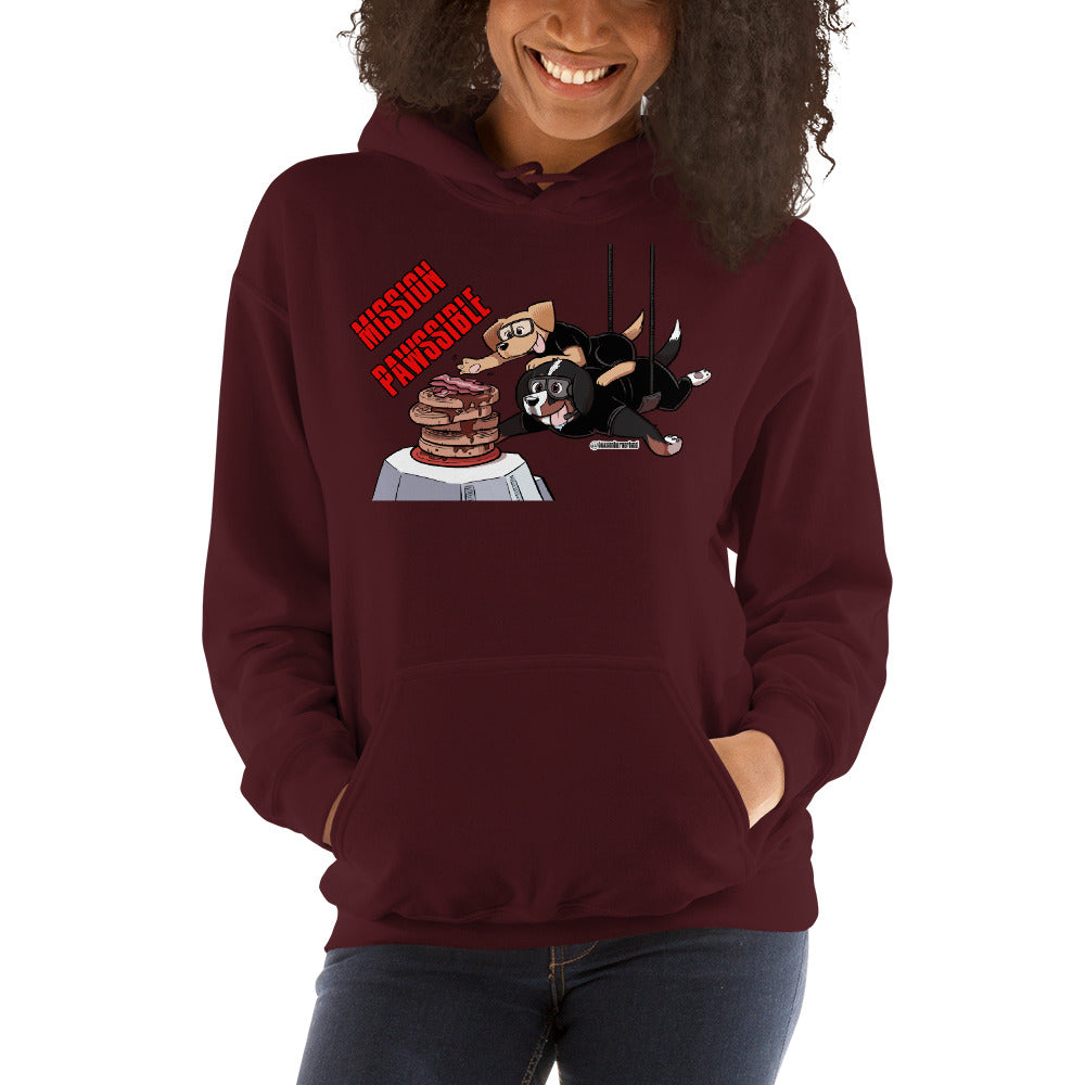 Unisex Hoodie: MISSION PAWSSIBLE