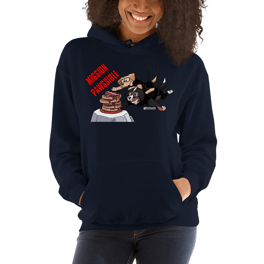 Unisex Hoodie: MISSION PAWSSIBLE