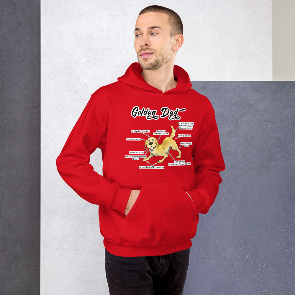 Unisex Hoodie- Golden Dad