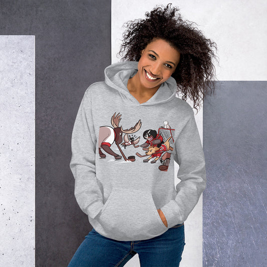 Unisex Hoodie: Hockey Time!