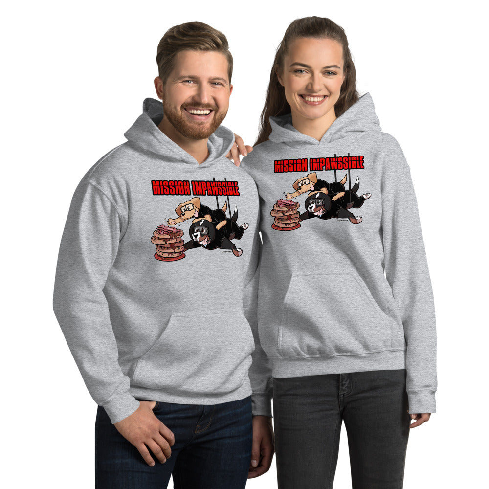 Unisex Hoodie: MISSION IMPAWSSIBLE