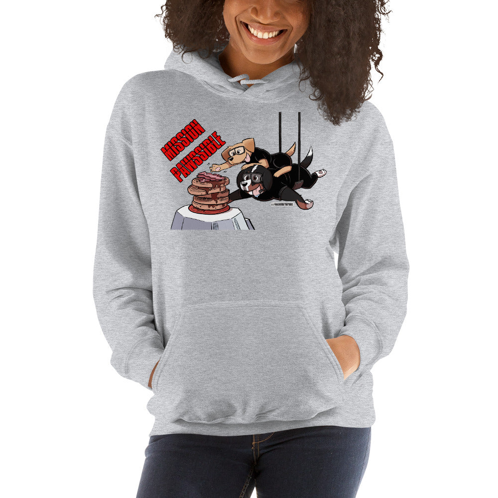 Unisex Hoodie: MISSION PAWSSIBLE