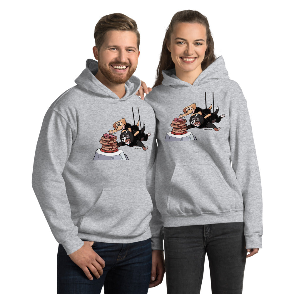 Unisex Hoodie: Waffle Mountain Pawssible