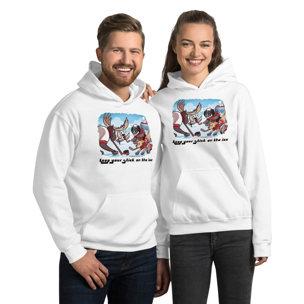 Unisex Hoodie: Keep your Stick on the Ice!