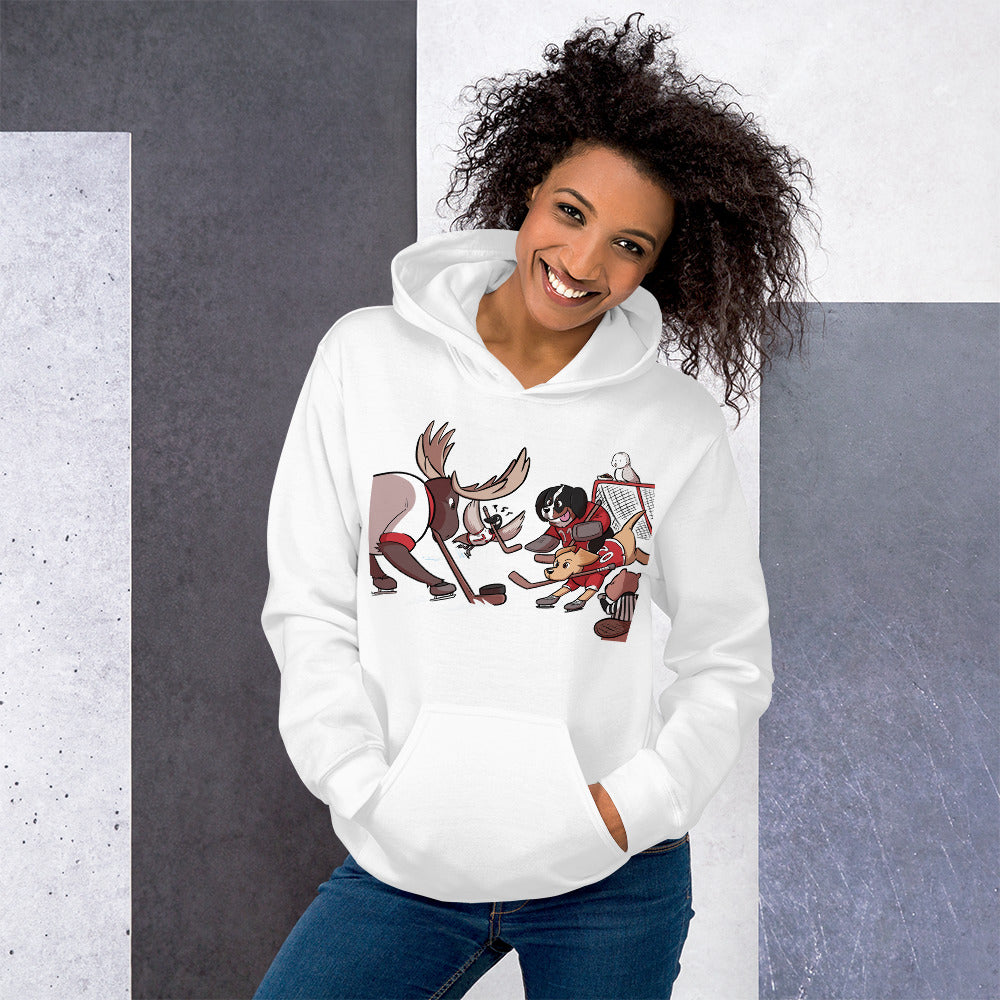 Unisex Hoodie: Hockey Time!