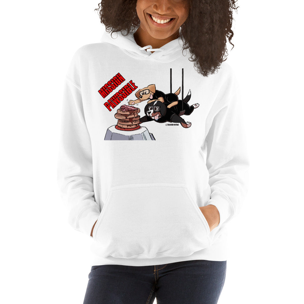 Unisex Hoodie: MISSION PAWSSIBLE