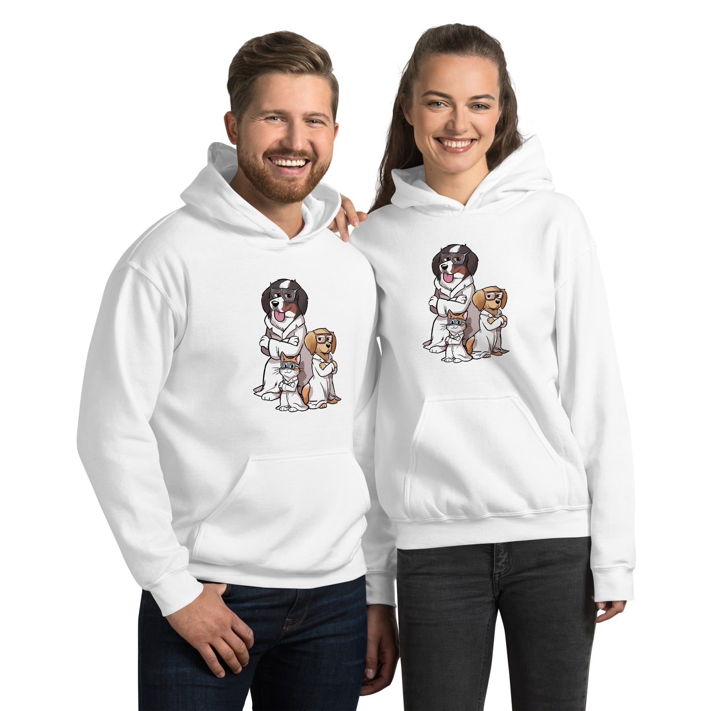 Unisex Hoodie: The Paw Pack