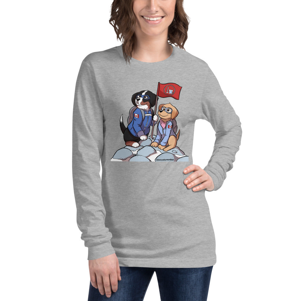 Unisex Long Sleeve Tee: The Mountains Call