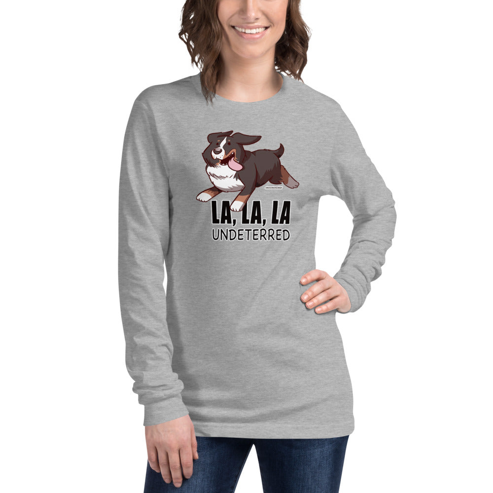 Unisex Long Sleeve Tee: LA LA LA