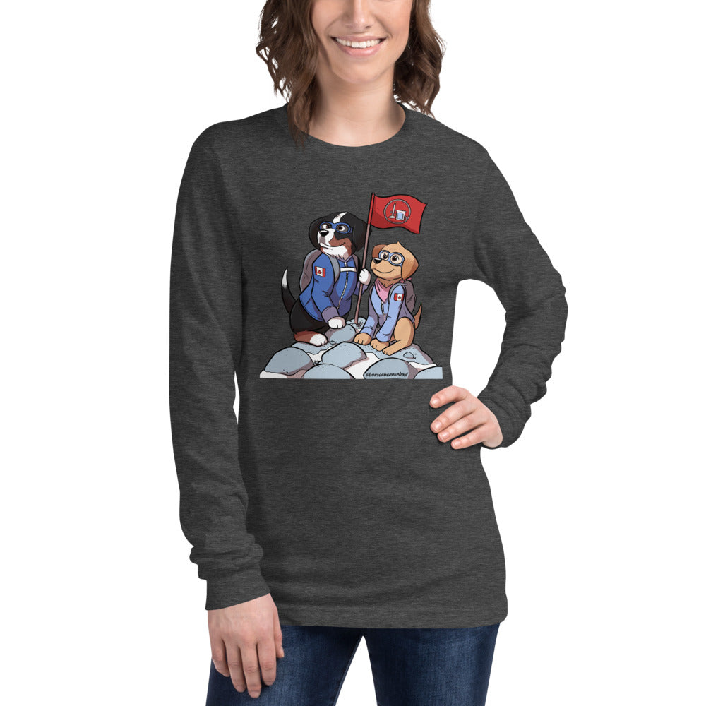 Unisex Long Sleeve Tee: The Mountains Call