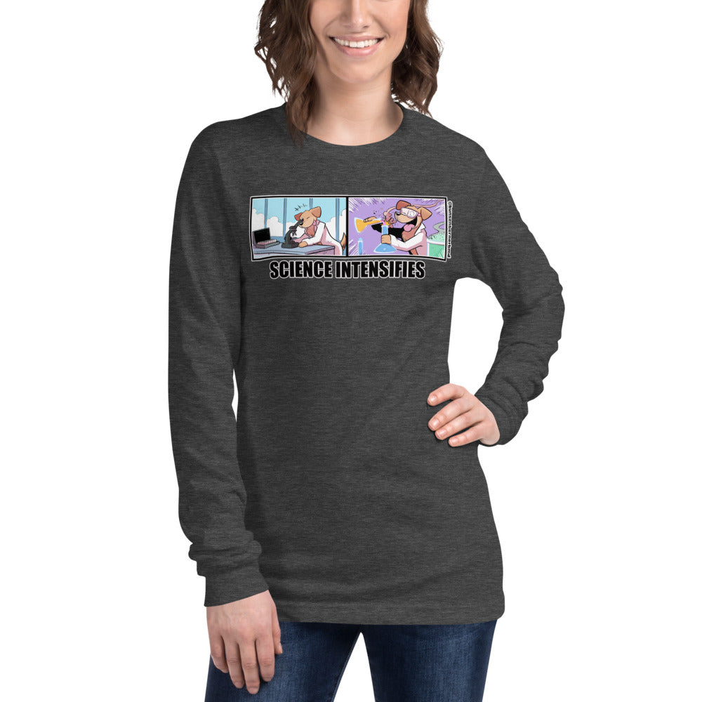 Unisex Long Sleeve Tee: Science Intensifies