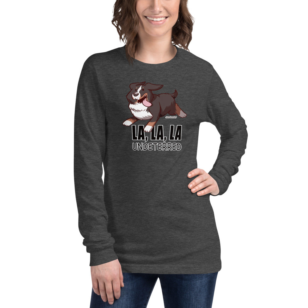Unisex Long Sleeve Tee: LA LA LA