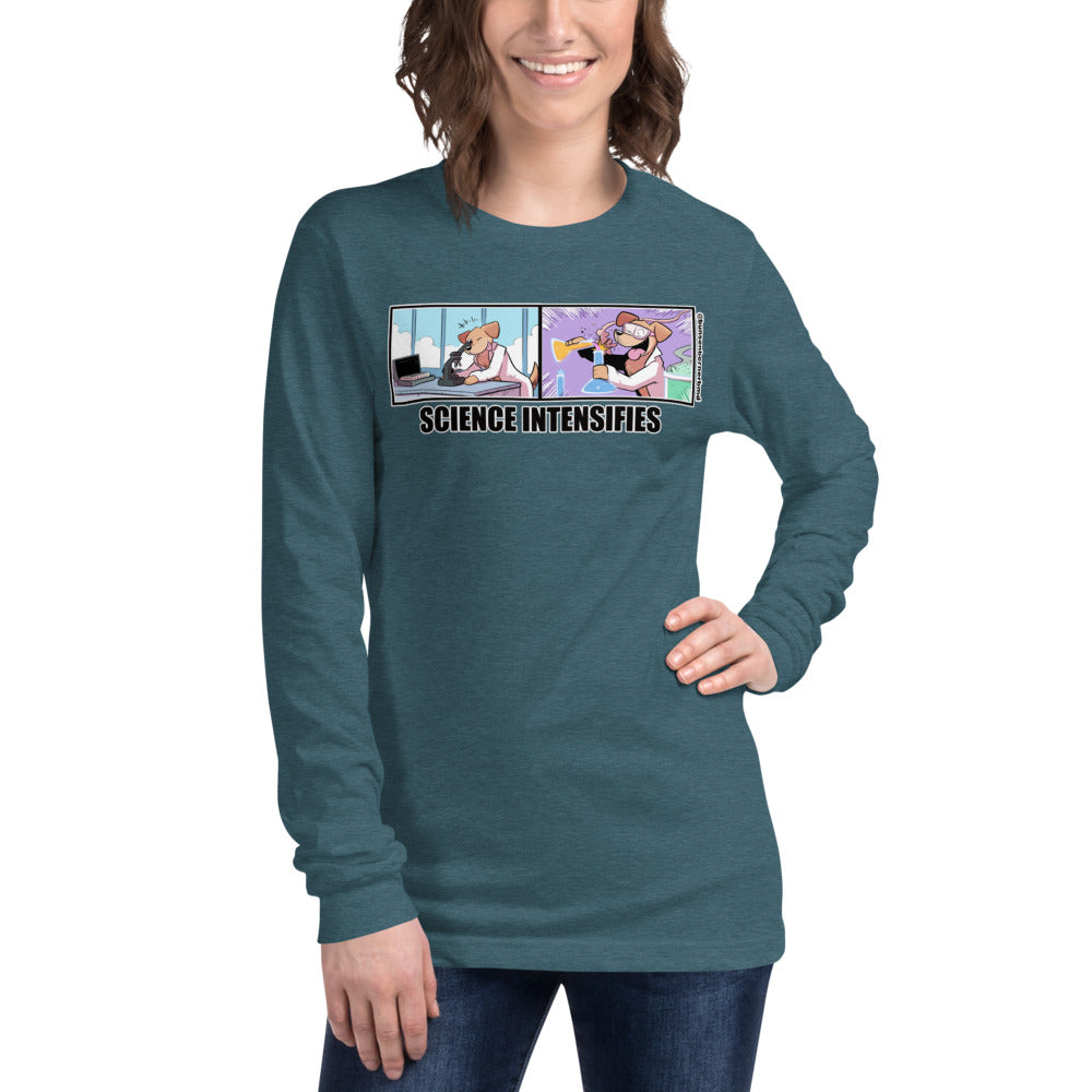 Unisex Long Sleeve Tee: Science Intensifies