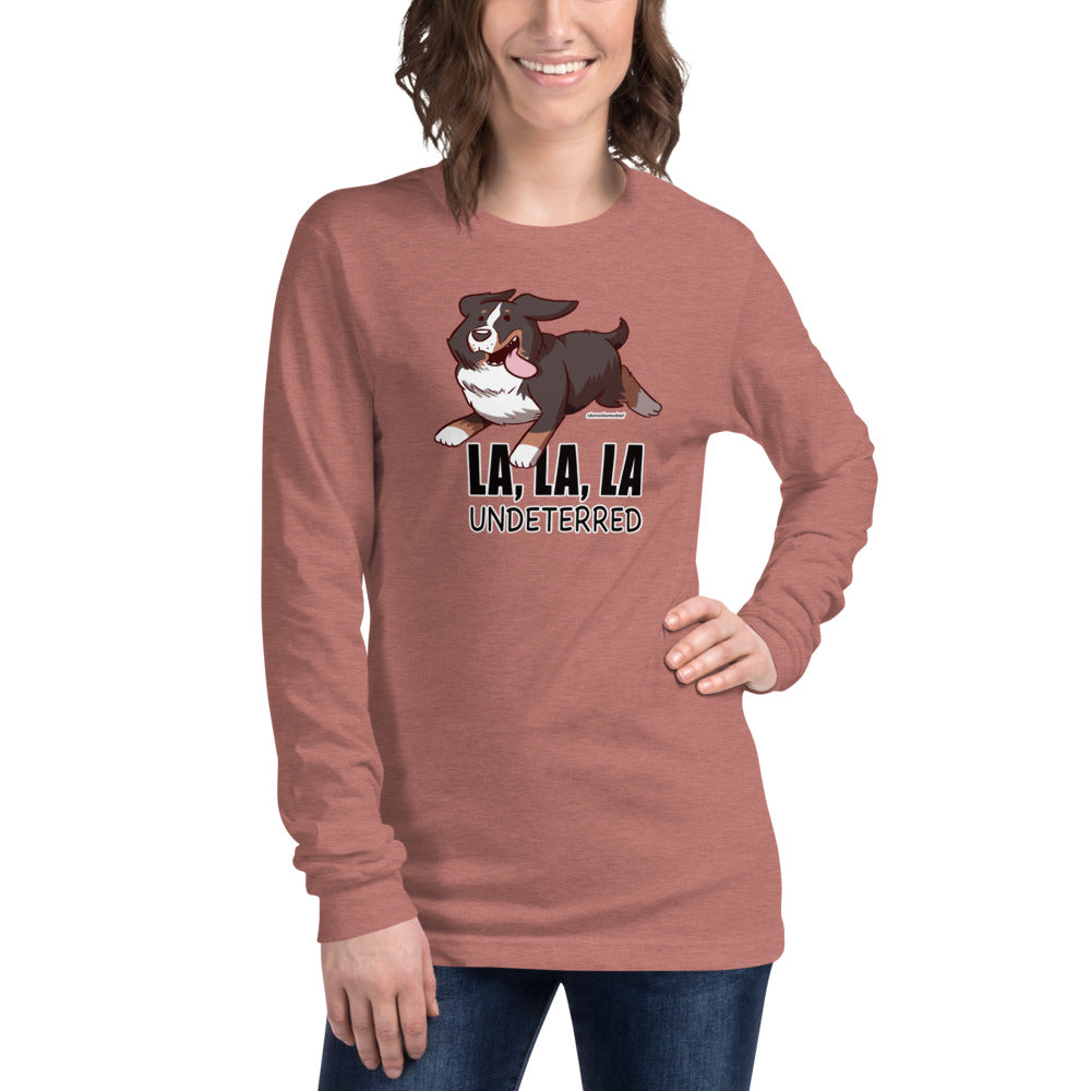 Unisex Long Sleeve Tee: LA LA LA
