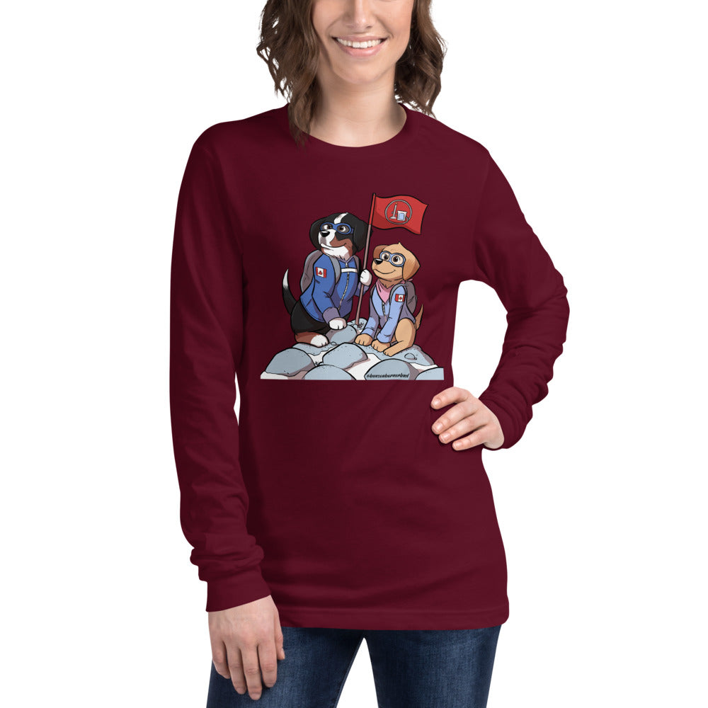 Unisex Long Sleeve Tee: The Mountains Call