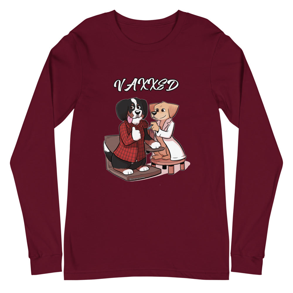 Unisex Long Sleeve Tee: VAXXED