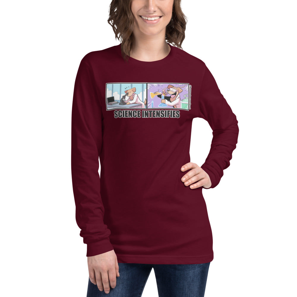 Unisex Long Sleeve Tee: Science Intensifies