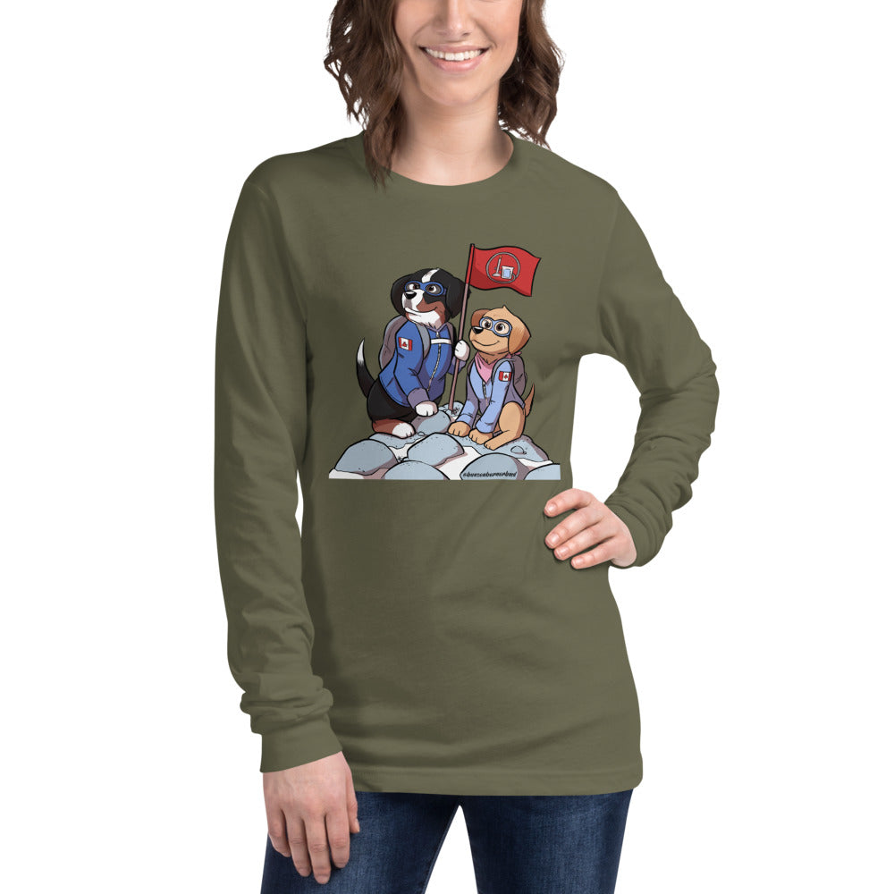 Unisex Long Sleeve Tee: The Mountains Call