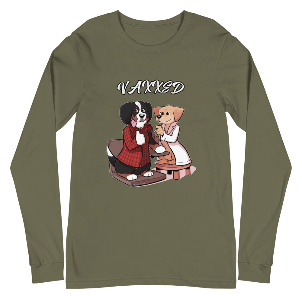 Unisex Long Sleeve Tee: VAXXED