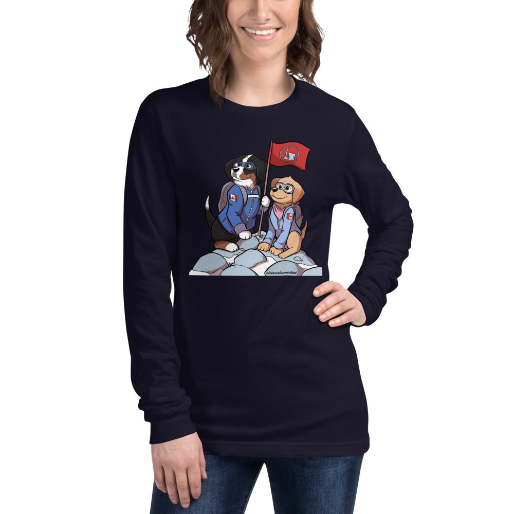 Unisex Long Sleeve Tee: The Mountains Call