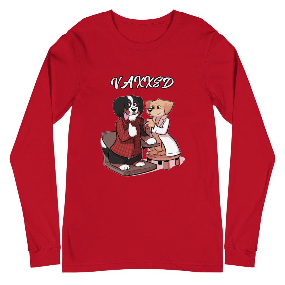 Unisex Long Sleeve Tee: VAXXED