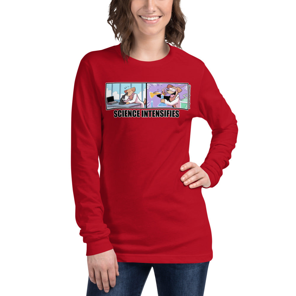 Unisex Long Sleeve Tee: Science Intensifies