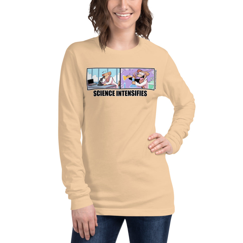 Unisex Long Sleeve Tee: Science Intensifies