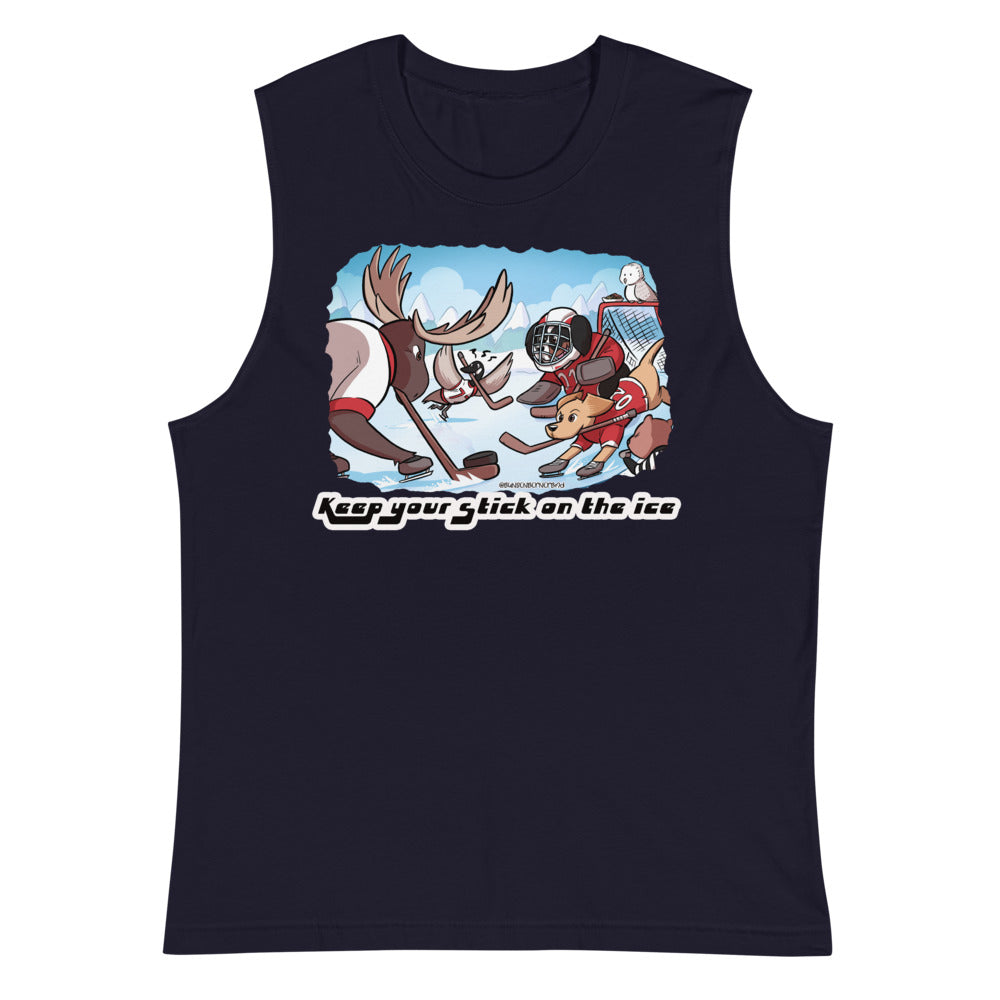 Muscle Shirt: Keep your stick on the Ice!