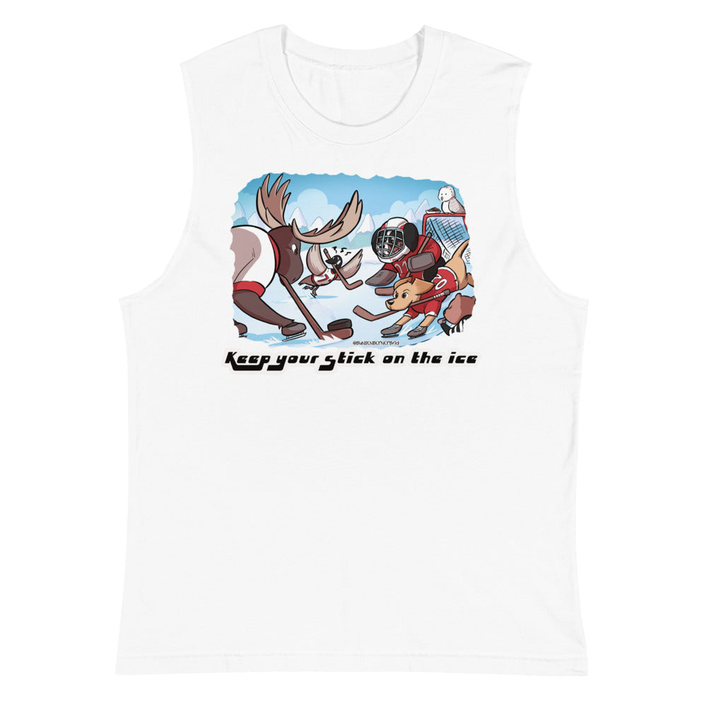Muscle Shirt: Keep your stick on the Ice!