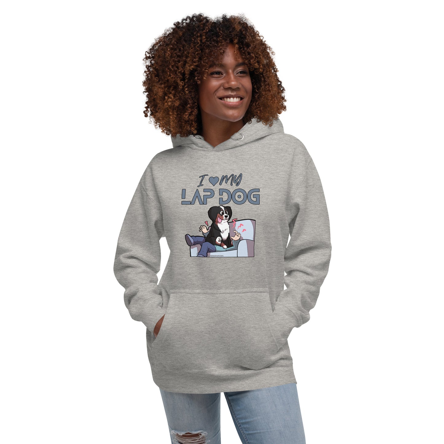 Unisex Hoodie: I love my Lap Dog