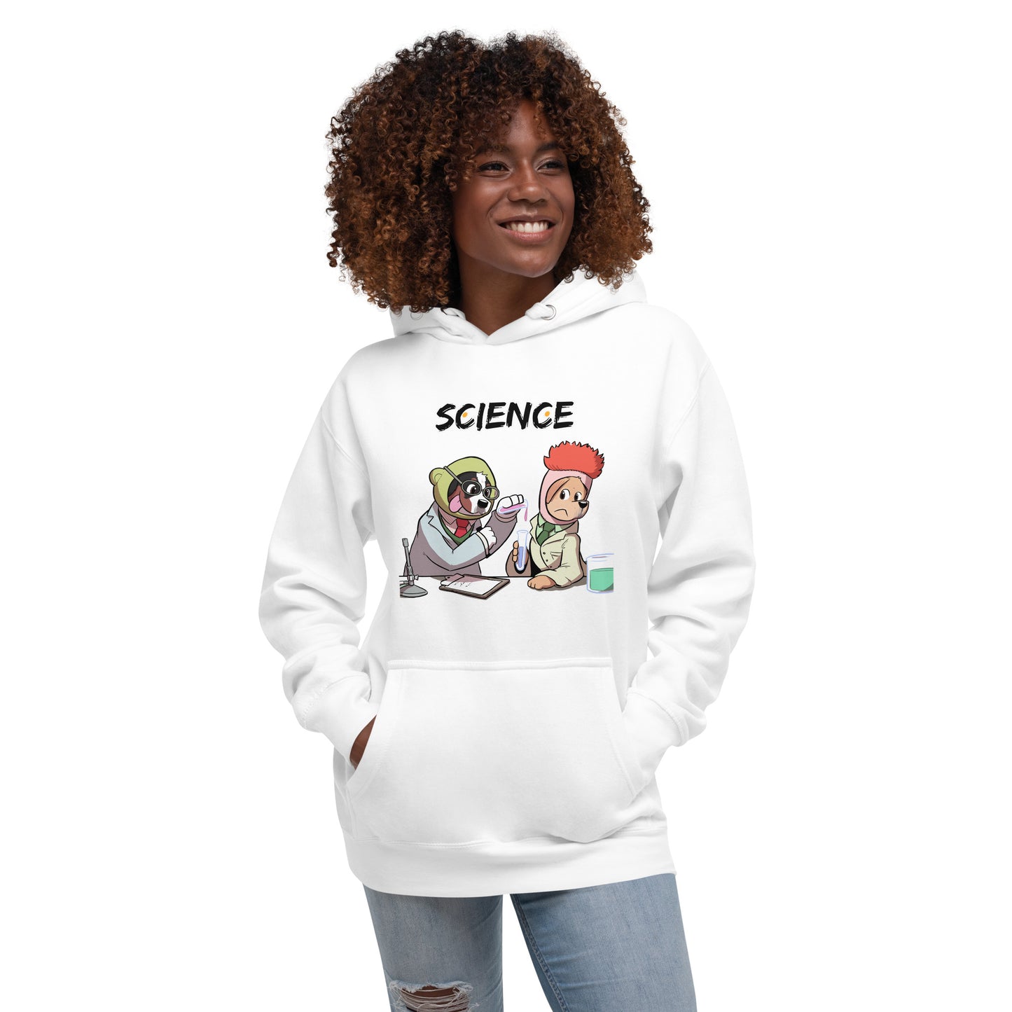 Unisex Hoodie: Bunsen and Beaker as Bunsen and Beaker