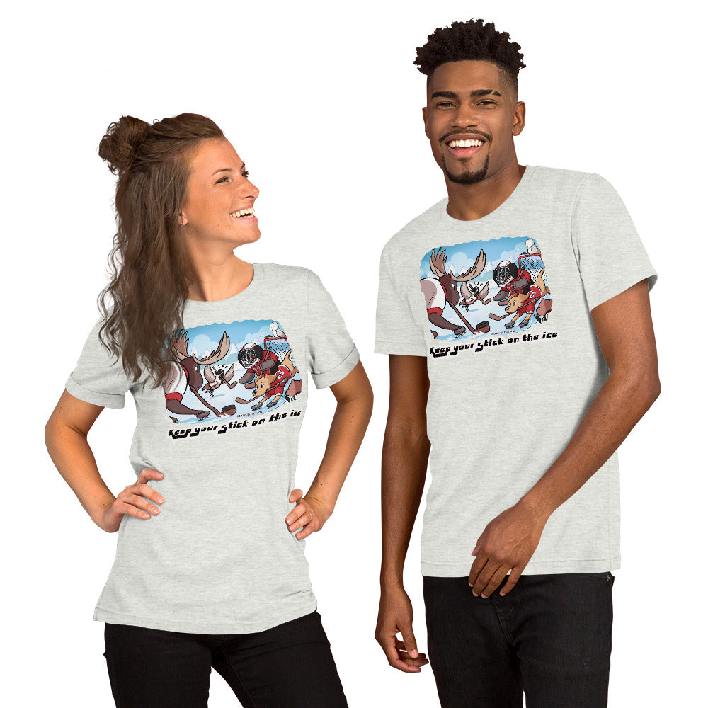 Short-Sleeve Unisex T-Shirt: 5 Minutes for Roughing!