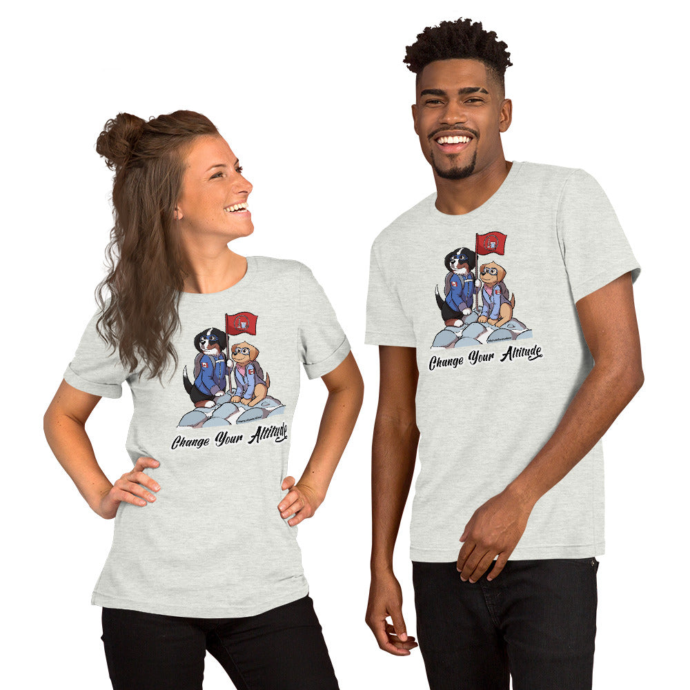 Short-Sleeve Unisex T-Shirt: Change your Altitude