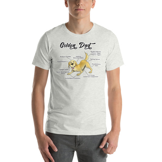 Short-Sleeve Unisex T-Shirt-Golden Dad