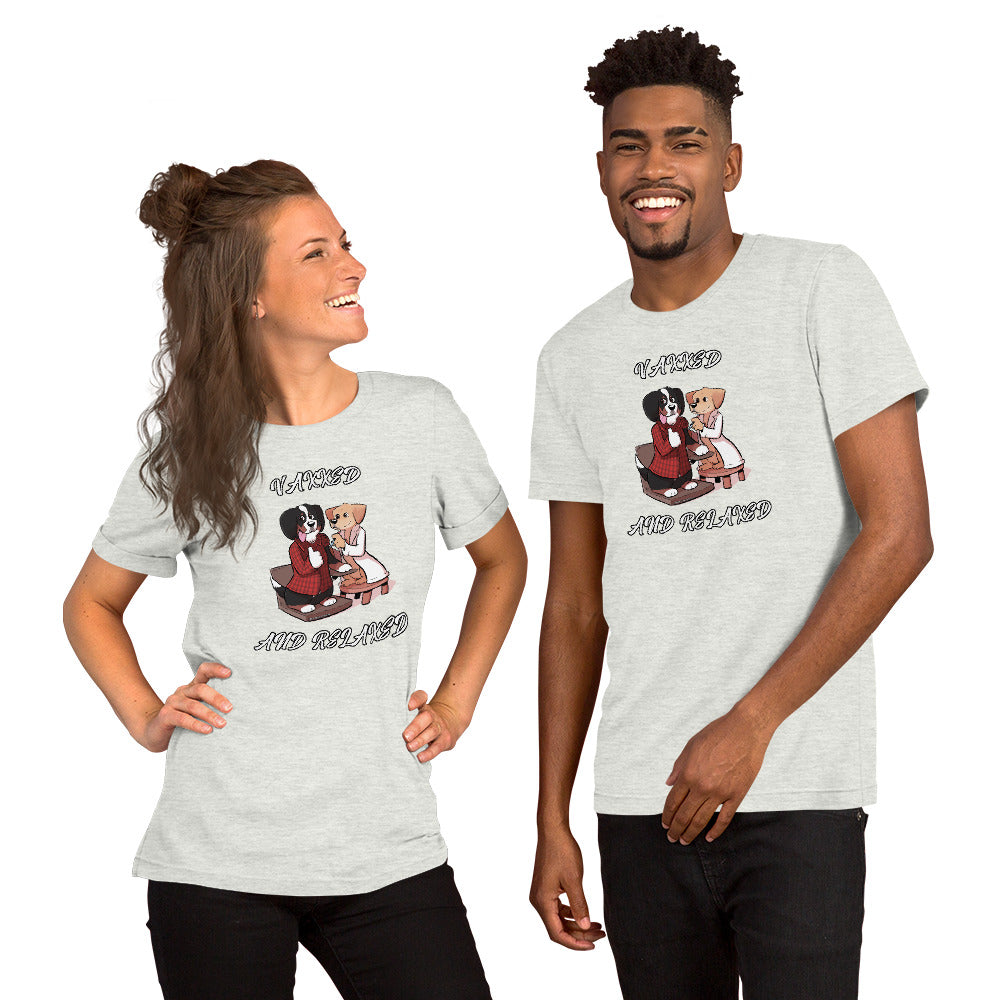 Short-Sleeve Unisex T-Shirt: Vaxxed and Relaxed