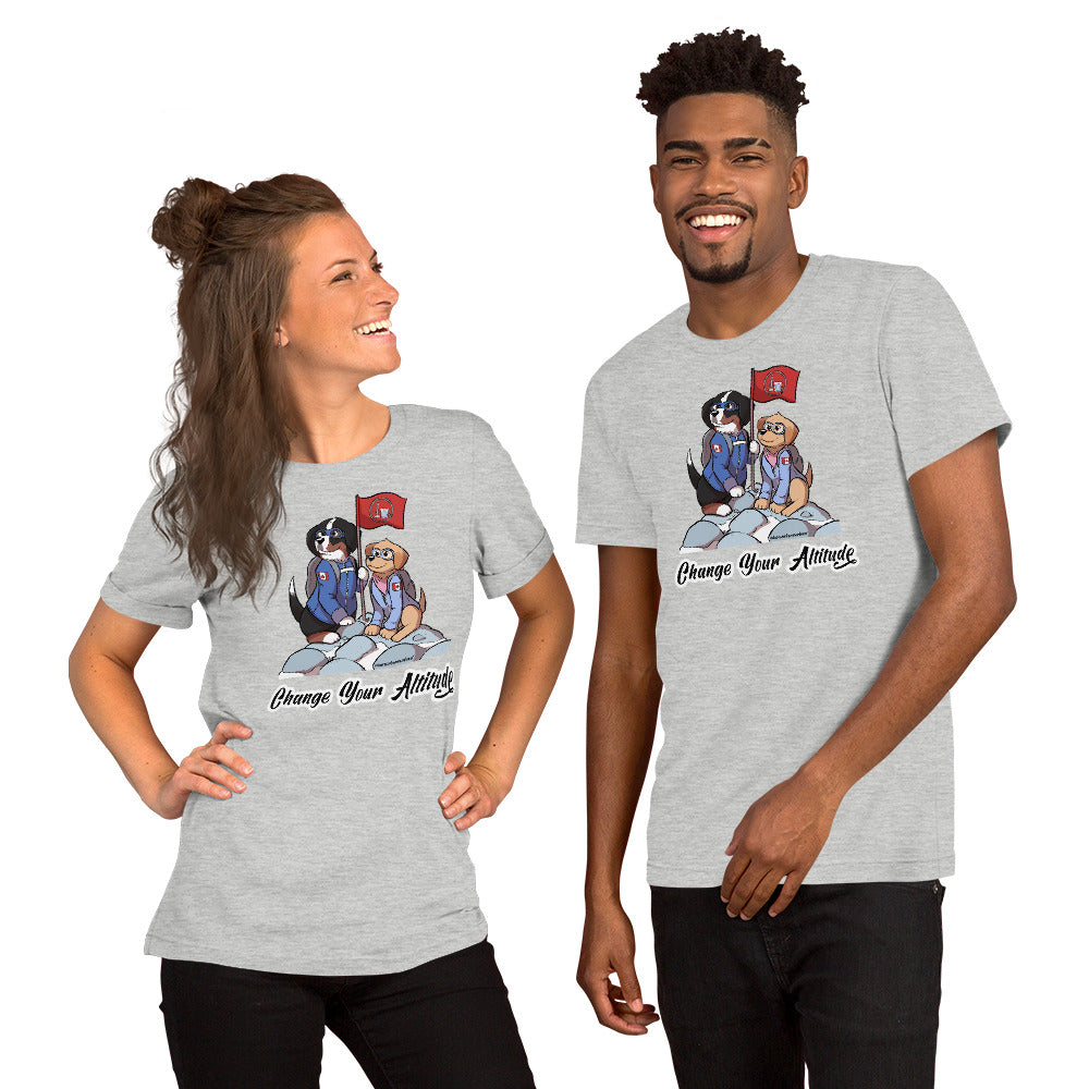 Short-Sleeve Unisex T-Shirt: Change your Altitude
