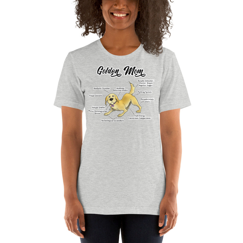 Short-Sleeve Unisex T-Shirt-Golden Mom