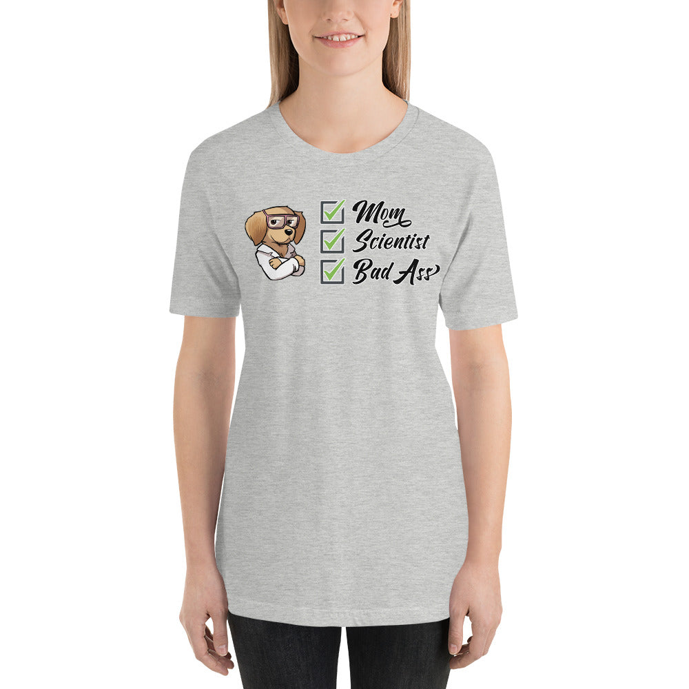 Short-Sleeve Unisex T-Shirt: Mom Scientist!
