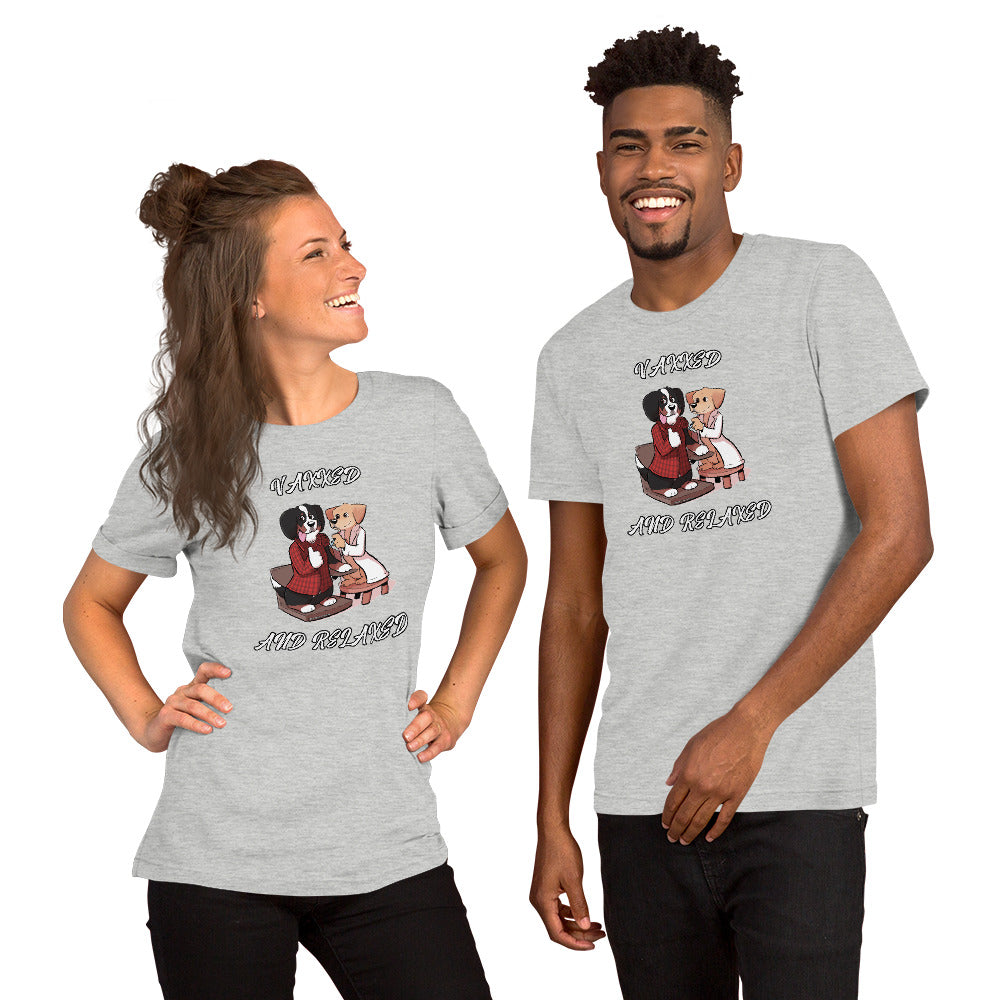 Short-Sleeve Unisex T-Shirt: Vaxxed and Relaxed