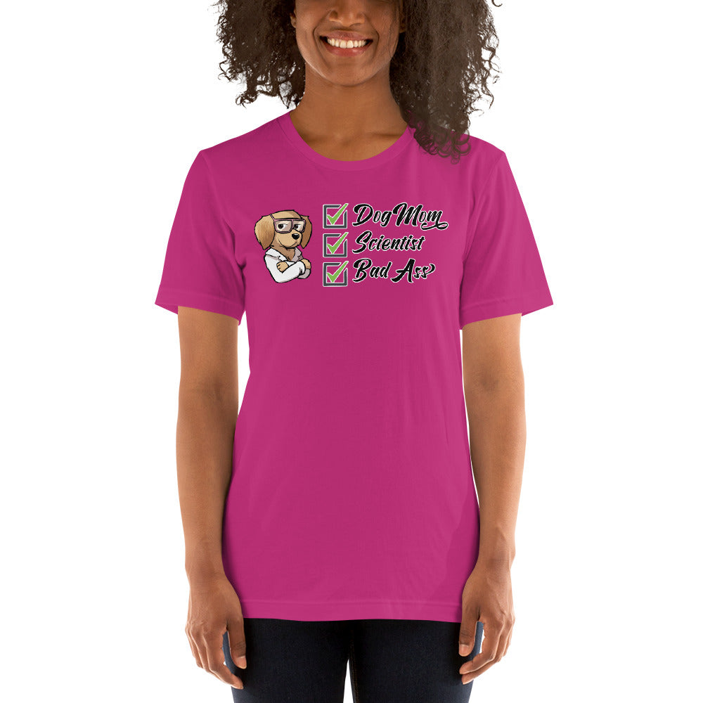 Short-Sleeve Unisex T-Shirt: Dogmom!