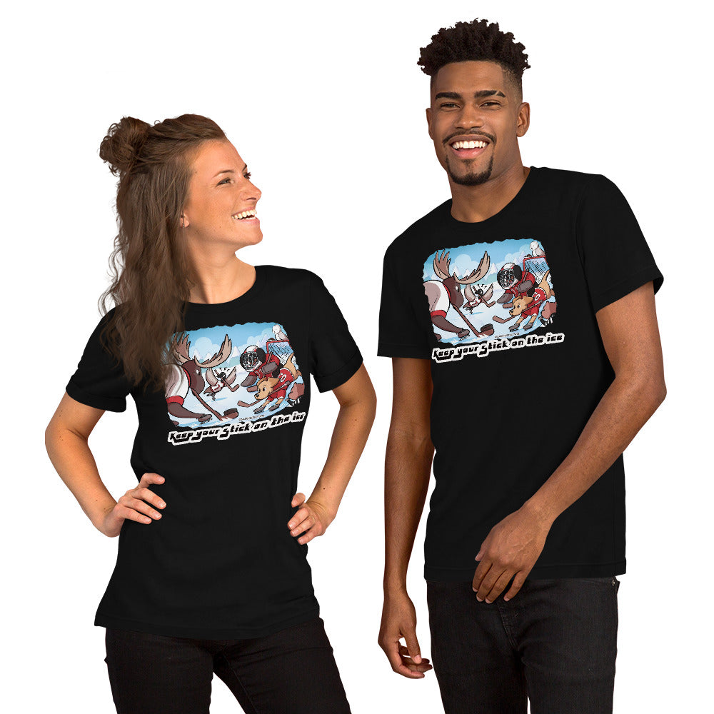 Short-Sleeve Unisex T-Shirt: 5 Minutes for Roughing!