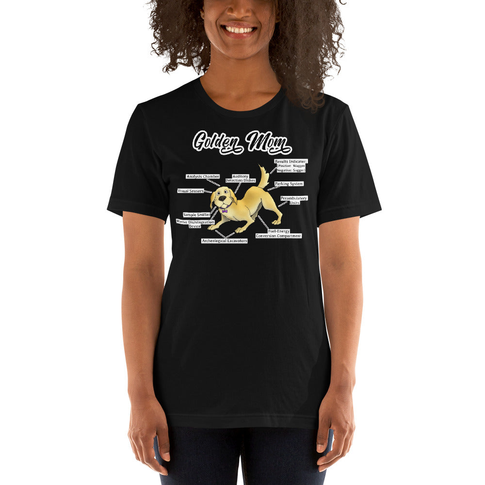Short-Sleeve Unisex T-Shirt-Golden Mom