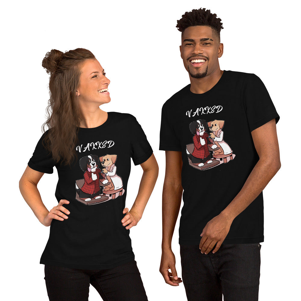 Short-Sleeve Unisex T-Shirt: VAXXED