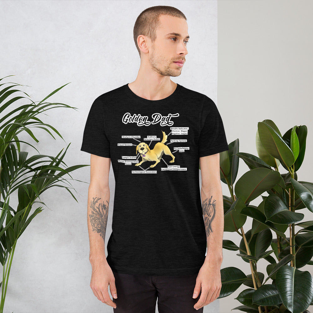 Short-Sleeve Unisex T-Shirt- Golden Dad!