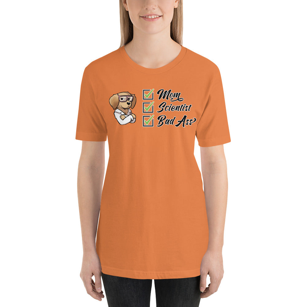 Short-Sleeve Unisex T-Shirt: Mom Scientist!